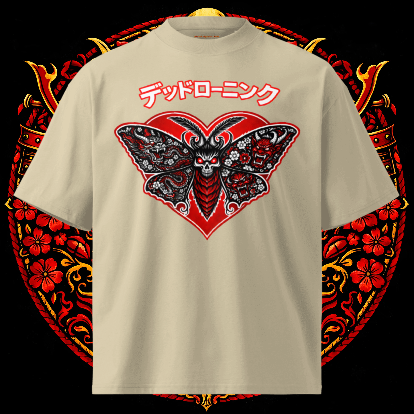 Death Moth Oversized Cotton Tee