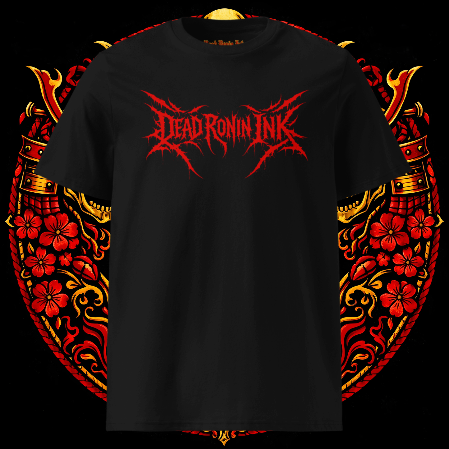 Dead Ronin Ink Core red Cotton Tee