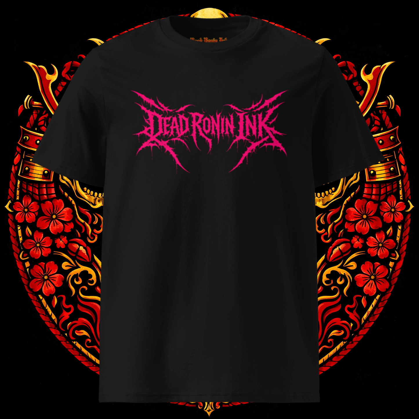 Dead Ronin Ink pink Cotton Tee