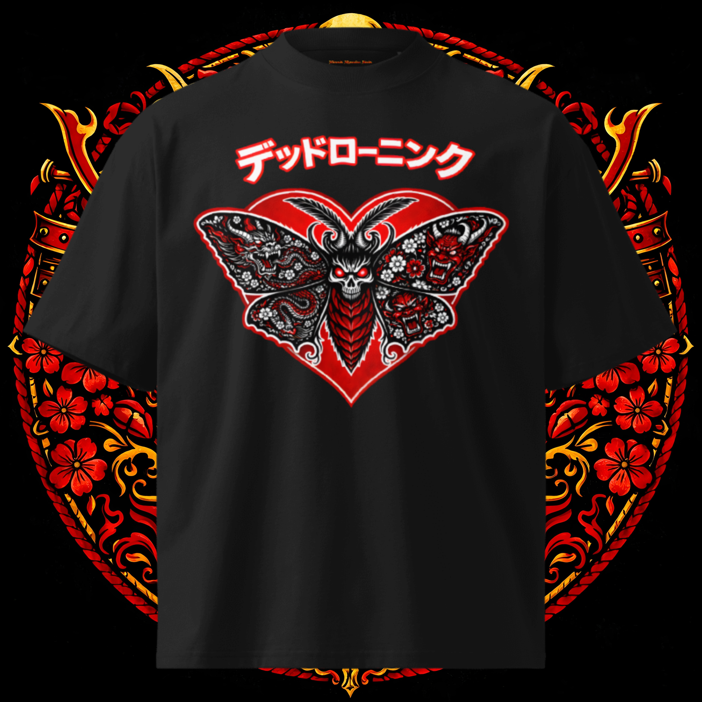 Death Moth Oversized Cotton Tee