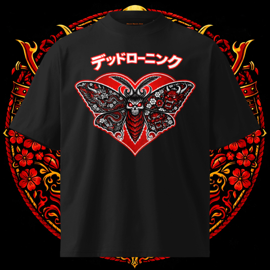 Death Moth Oversized Cotton Tee